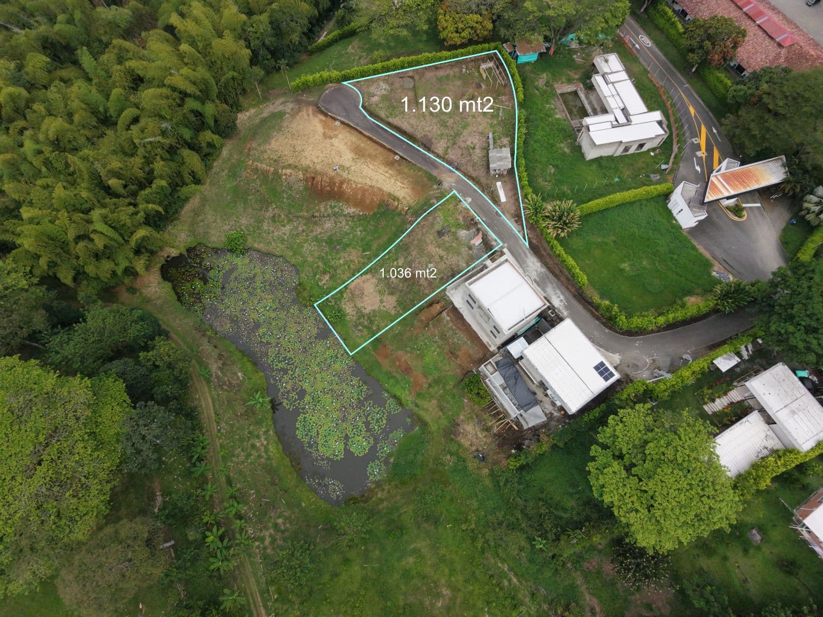 Lote campestre en combia